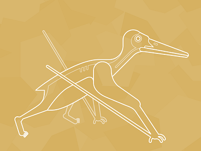 Walking Pterosaur dinosaur pterosaur