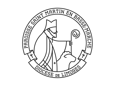 St. Martin diocese ink pad logo martin of tours