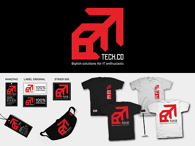 Tech.co Logo Design branding design icon logo vector
