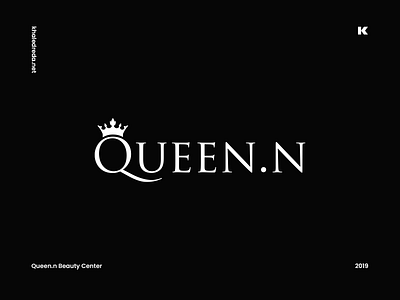 Queen.n Beauty Center beauty center logo beauty logo branding logo minimal logo minimalist monogram logo queen queen logo royal logo typography wordmark