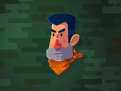 SOLDIER'S FACE by Ivan Aguilar on Dribbble