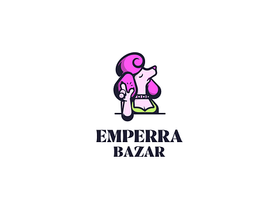 Emperra Bazar bazzar character design logo vector