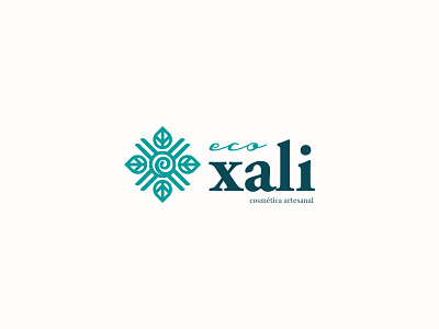 Eco Xali cosmetic branding cosmetic logo
