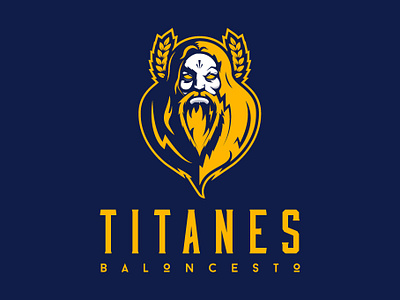 Titanes Basketball Logo logo sport vector