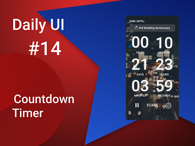 Daily UI 14   Countdown Timer