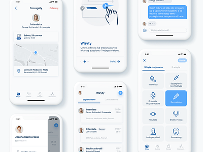 Medicover – Mobile App Redesign health health app health care illustration iphone x redesign