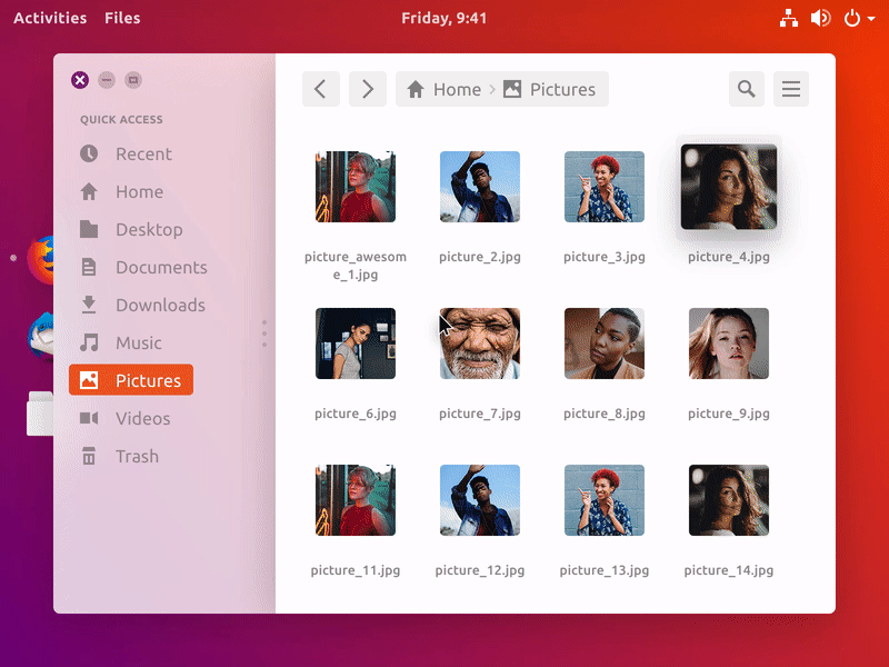 Ubuntu Desktop UI Redesign – Motion after effects desktop desktop design easing icons madewithadobexd motion motion design operating system redesign ubuntu uiux design