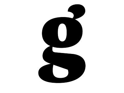 Love for a g g glyph letter lowercase g