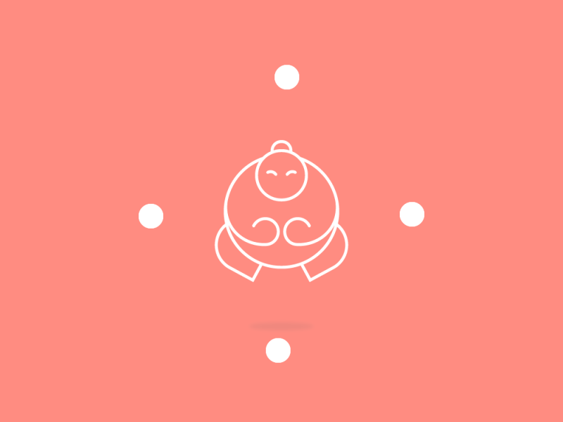 Focus your Zen - Minimal Loading 2d adobe aftereffects animation app branding design gif identity illustrator minimal ui