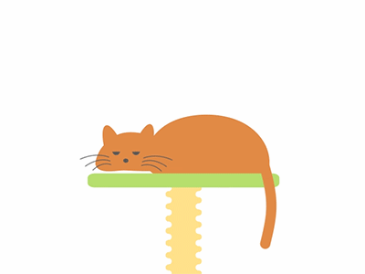 Snotty Cat Mimi animals animation cat gif illustration loop sleeping vector