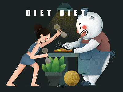 DIET design illustration ui