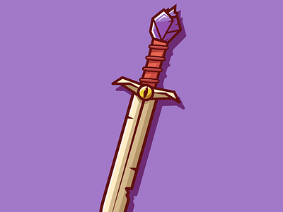Sword: One eyed beast design flat games gaming graphic graphic design illustration inspiration vector vector illustration