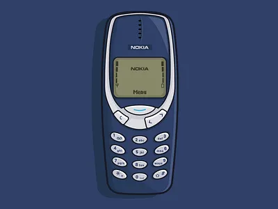 Nokia 3310 creative design graphic graphic design illustration inspiration nokia vector vector illustration