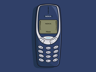 Nokia 3310 creative design graphic graphic design illustration inspiration nokia vector vector illustration