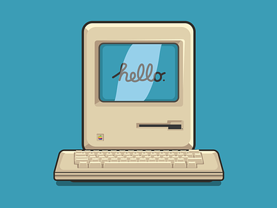 Macintosh 🖥️ apple creative design graphic graphic design graphicdesign illustration inspiration mac vector vector illustration