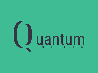 Quantum Logo Design animation app branding design flat icon illustration logo logo design typography vector web