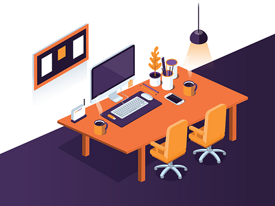 Isometric Office design