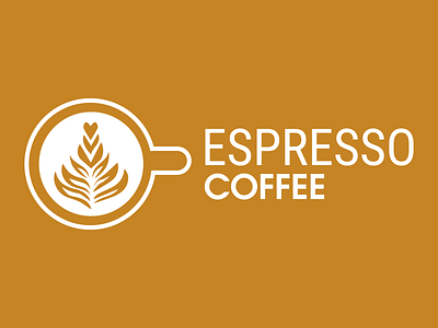 Espresso Coffee animation app branding design icon illustration logo logo design logoanimation logodesign typography ui ux vector web