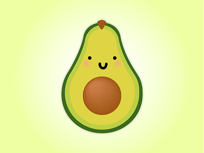 Avocado Sticker