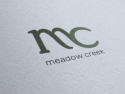 Meadowcreek branding graphic design logo