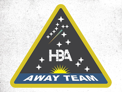Away Team Badge fonts graphic design logo design