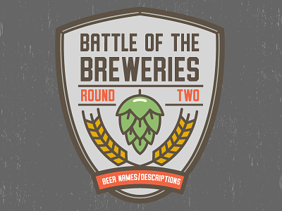Battle of the Breweries: Round Two beer freelance graphic design logos