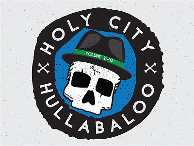 Holy City Hullabaloo graphicdesign punkrock