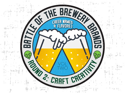 Battle of the Breweries Vol 2 beer branding freelancing graphic design logo design logos