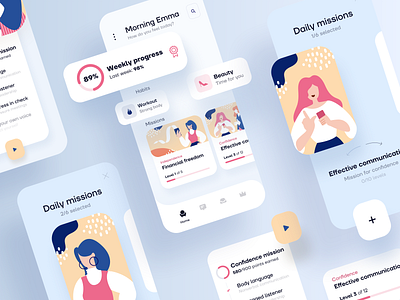 Women empowering mobile app design