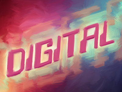 digital hand lettering lettering painting typography