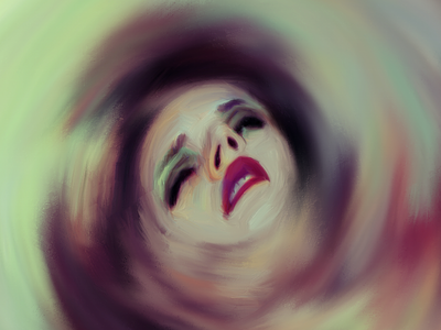 Ophelia dadaism digital ipad painting pop surrealism portrait procreate surreal surrealism