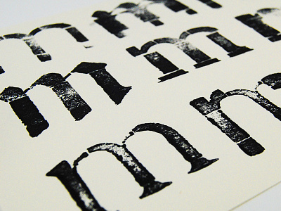 Typographical Cube Print