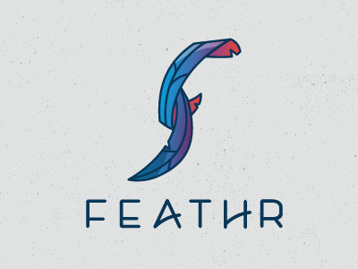 Feathr Identity birds feathers flight identity logo