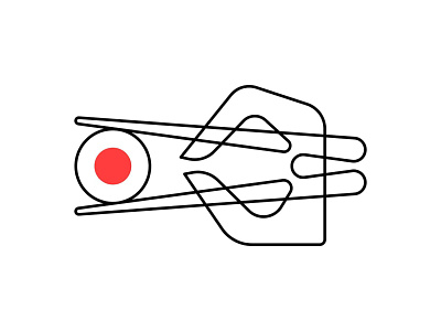 Japanese cuisine design graphic design logo