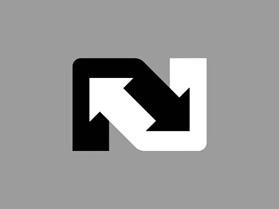 Letter N design graphic design logo