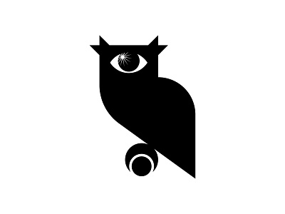 Owl design graphic design logo