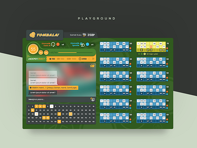 Tombola Game UI / Playground