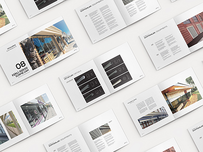 Artent Catalogue booklet catalogue clean design indesign print design simple tent typography