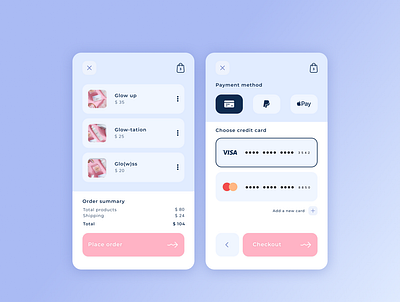 Daily UI #2 — Credit Card Checkout colors credit card checkout daily ui dailyui design mobile ui ui