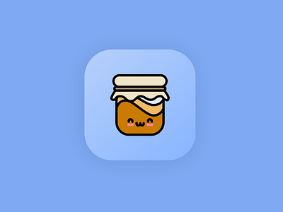 Daily UI #5 — App Icon app app icon blue colors cute daily ui dailyui design kawaii kombucha mobile ui