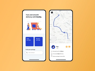 Daily UI #20 — Location tracker colors daily ui dailyui design locationtracker logistics mobile ui tracking ui