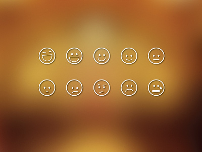 Smileys emoticon flat happy icons pictograph sad smileys ui