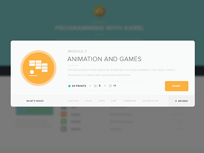 Much excitement animation button clean color flat game icon ui user widget