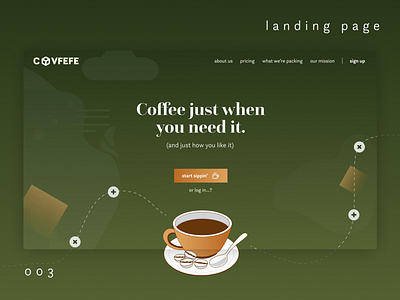 Daily UI 003 - Landing Page