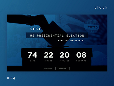 Daily UI 014 - Clock dailyui dailyui 014 dailyuichallenge webdesign