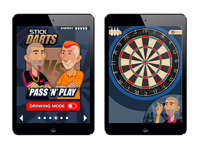 Stick Darts concept design game illustration mobile