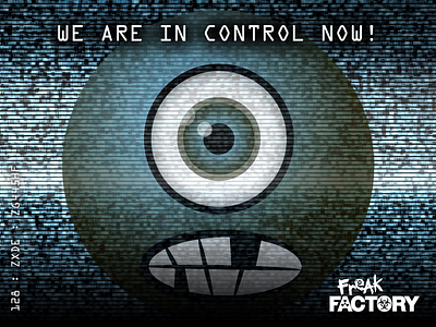 Freak Factory advert illustration