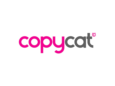 Copycat concept logo typeface