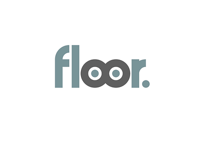 Floor Logo concept logo typeface