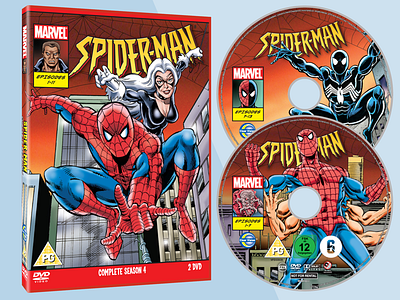 Spiderman 1995 design dvd illustration marvel spiderman